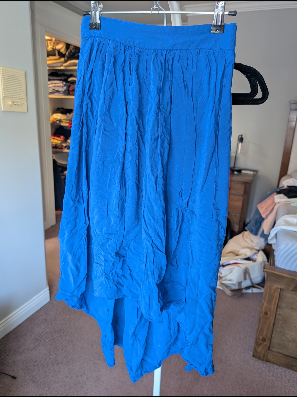 Talula Electric Blue High-Low Maxi Skirt